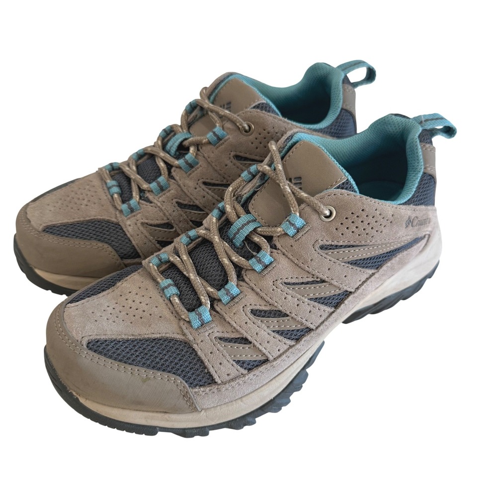 Columbia Redmond V2 Hiking‎ Shoes Womens 7 Grey Blue BL4595-055 Trail Sneakers